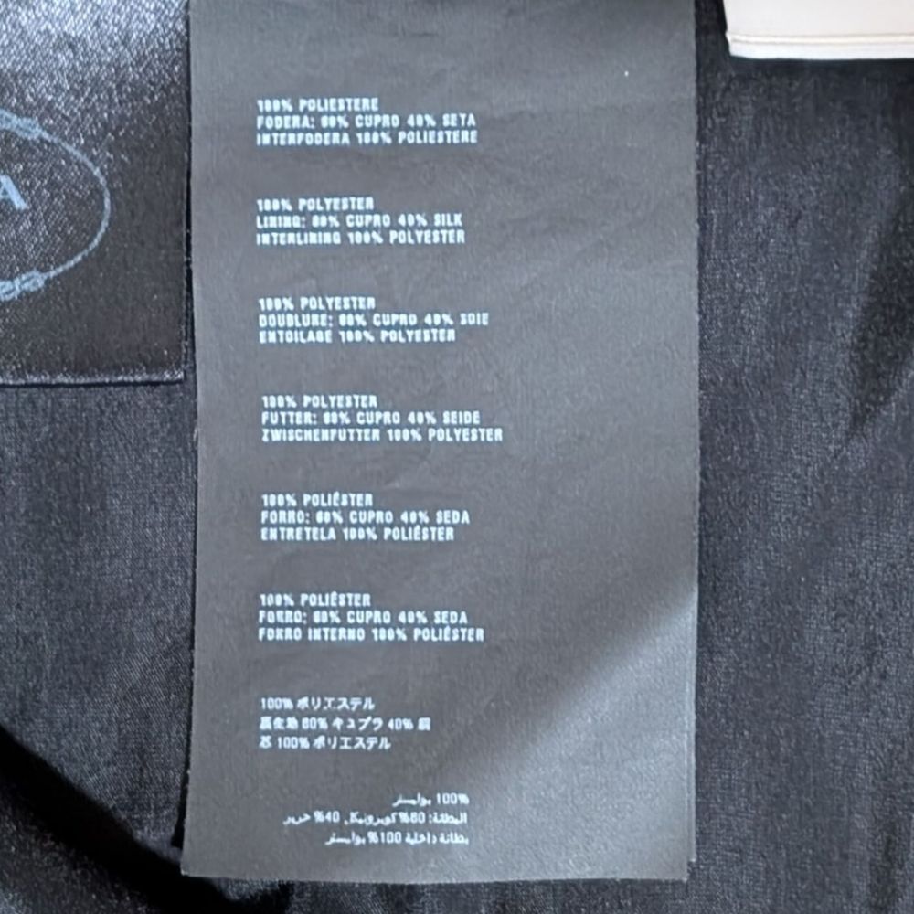 Prada Italy Black Classic High-Waisted A-Line Midi Skirt Size EU 38, US 6 - Picture 6 of 7